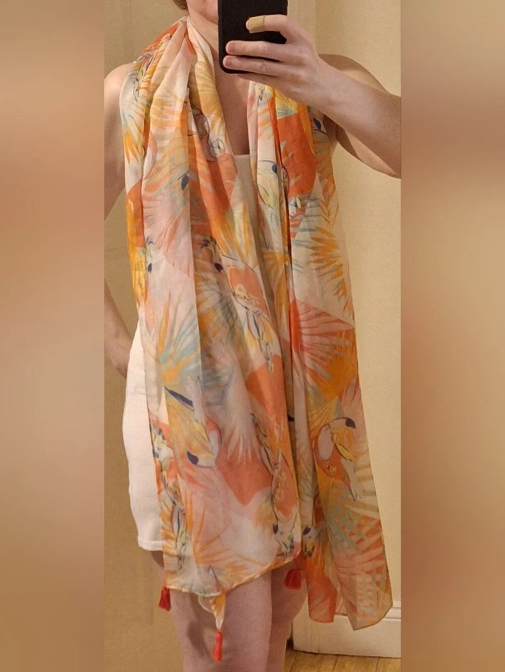 Echo | Colorful Rayon Scarf